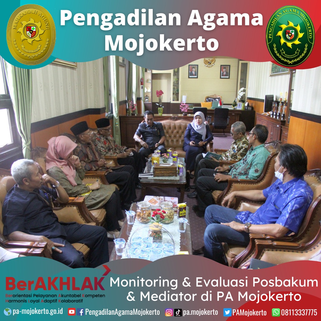 Pelayanan Prima Dengan Kinerja Optimal dari Posbakum & Mediator di PA Mojokerto | (11/8)